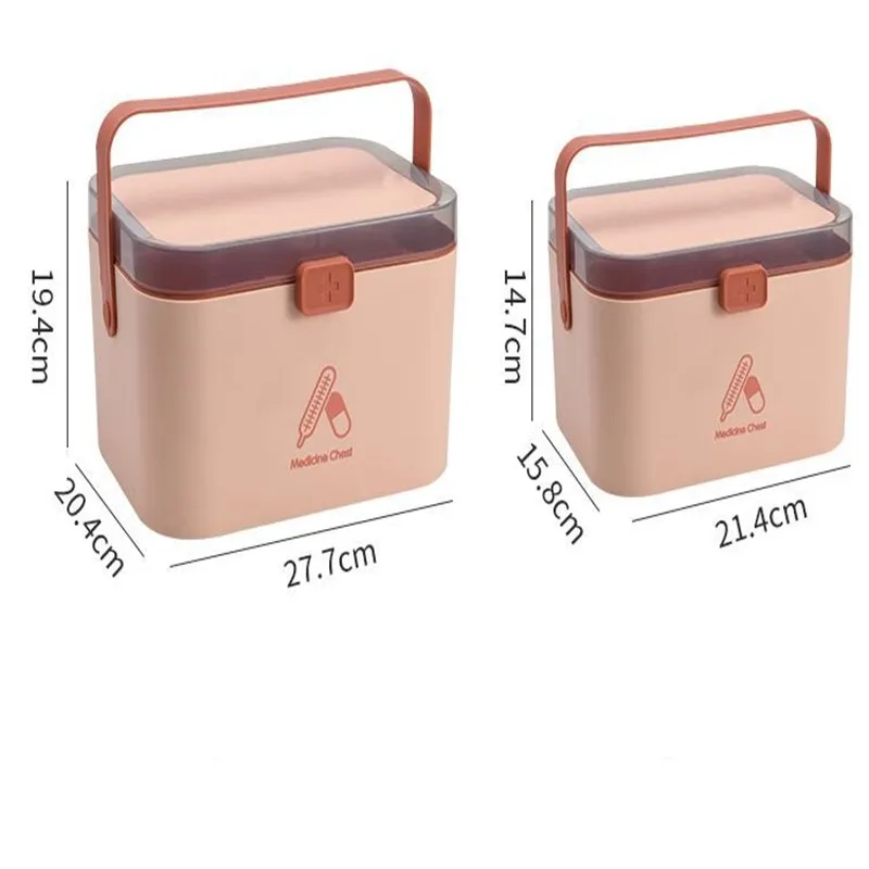 Аптечка первой помощи коробка для хранения лекарств бытовой пластиковый