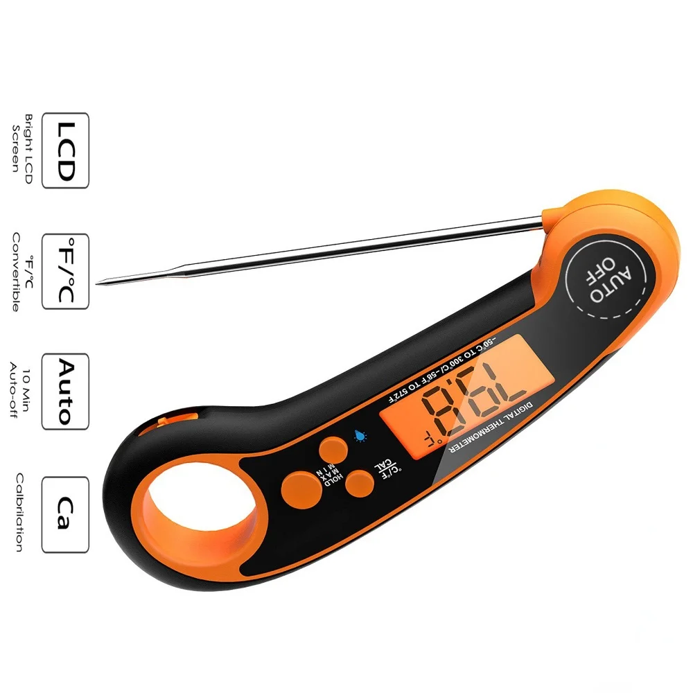 Термометр для мяса с мгновенным считыванием лучший водонепроницаемый