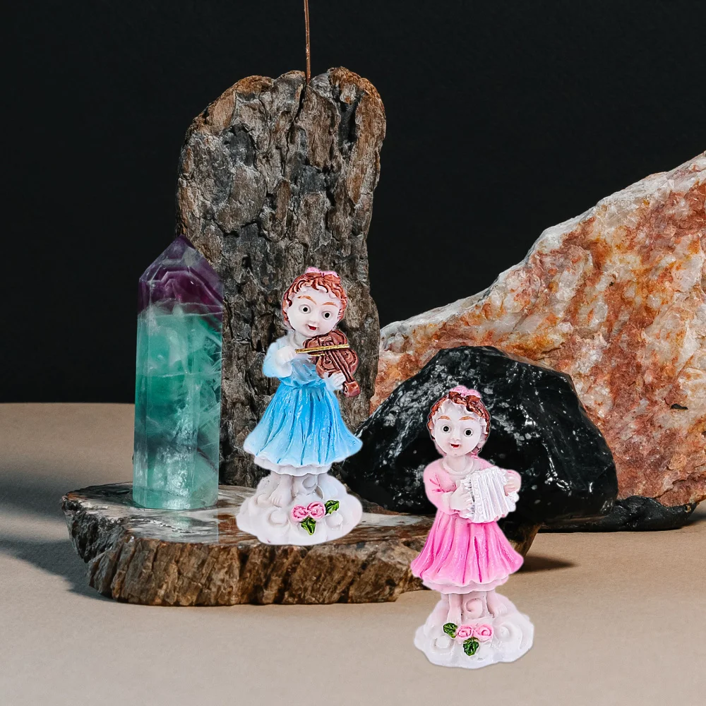 

6pcs Miniature Adornments Micro Decoration Vivid Craft Decor (Assorted Color)