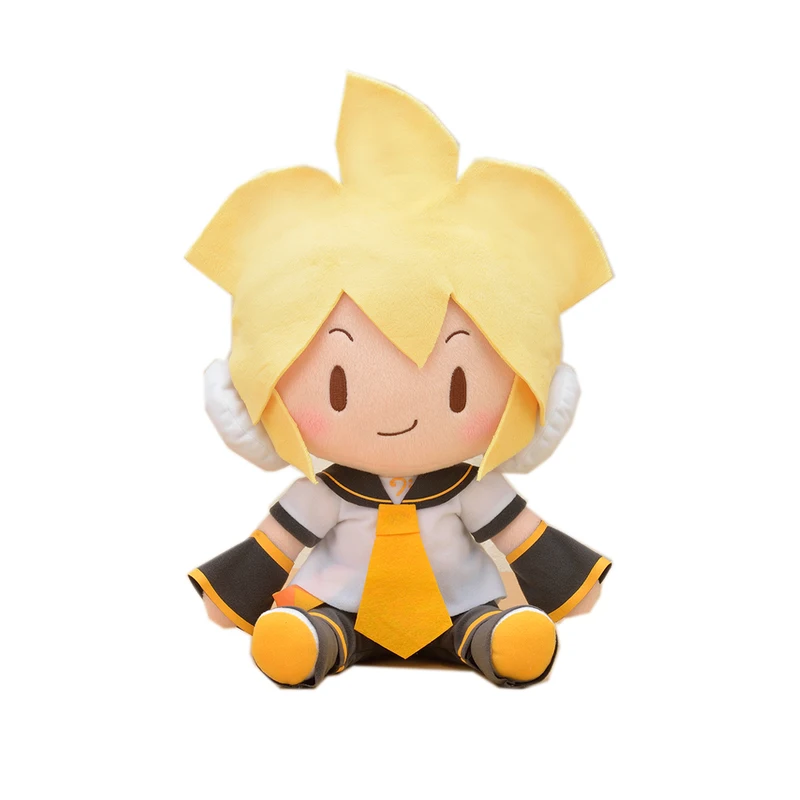 Juguetes de peluche de Anime SEGA Original Hatsune Miku, Kawaii, Vocaloid, Kagamine Len, Kagamine Rin, 34-38Cm, regalos de colecci&oacute;n-3