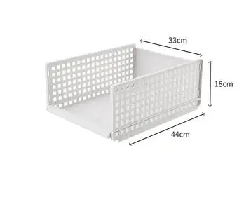 1pc-small Многоразмерный органайзер для одежды, многослойная домашняя коробка для хранения, органайзер для одежды, полка для носков, pf8315 - Цвет: 1pc-small