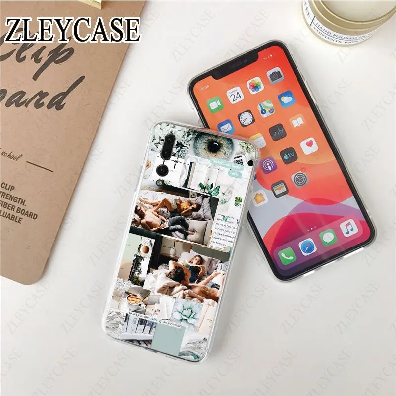 Прозрачный мягкий чехол для телефона оболочка huawei P20pro p30 p20lite P40 pro p10 p9plus honor 20