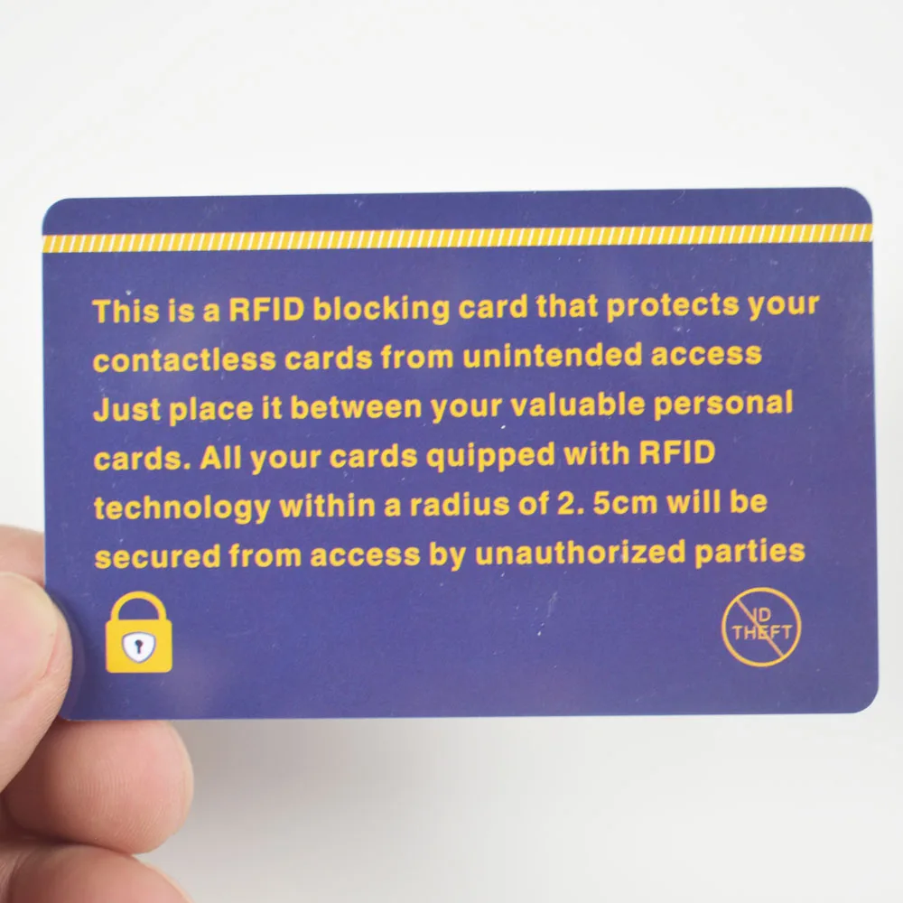 Защита для кредитных карт RFID-блокировка NFC сигналы защита паспорта кошелька |
