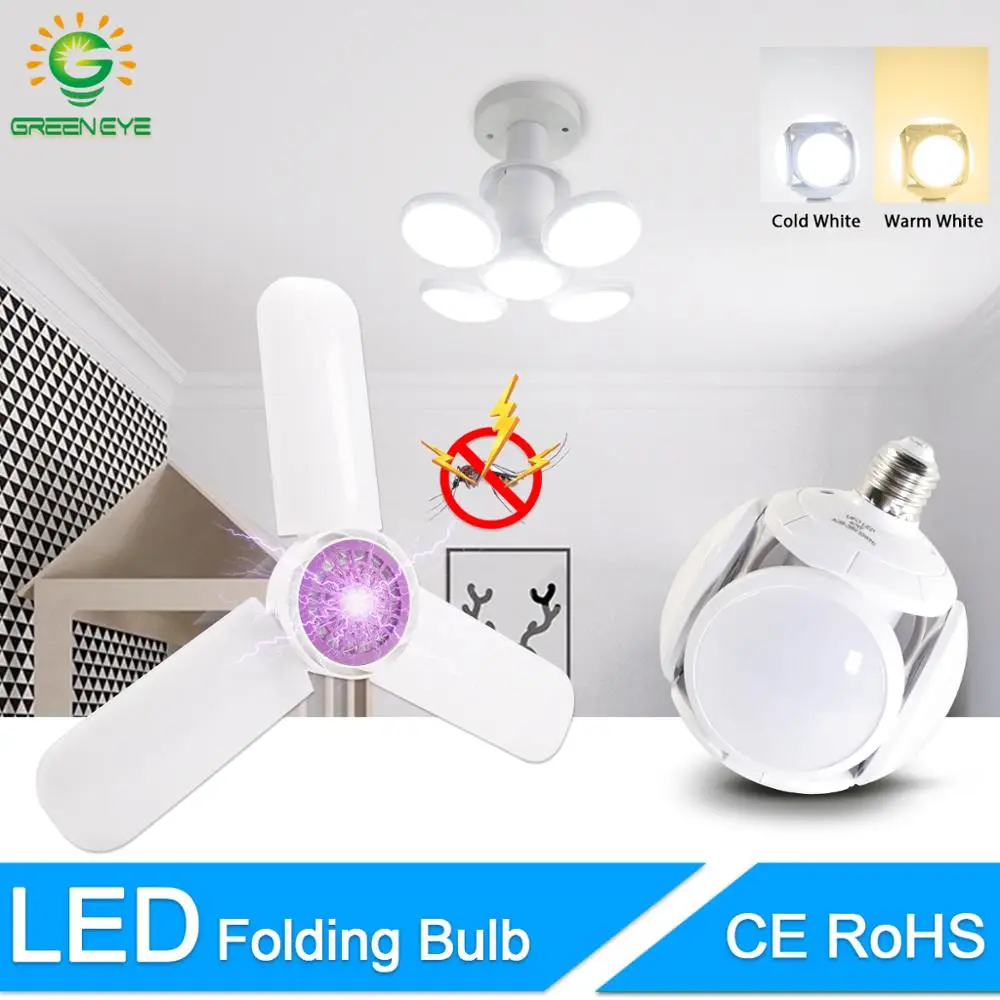 

LED Bulb E27 40W 30W Cold White Warm White AC 85-265V Bombilla Spotlight Lampada LED light football UFO lamp LED Bulb for home