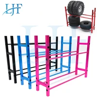 12mm nut wheel tire frame display stand storage device for 110 rc hsp hpi d90 scx10 buggy drift monster truck crawler scale