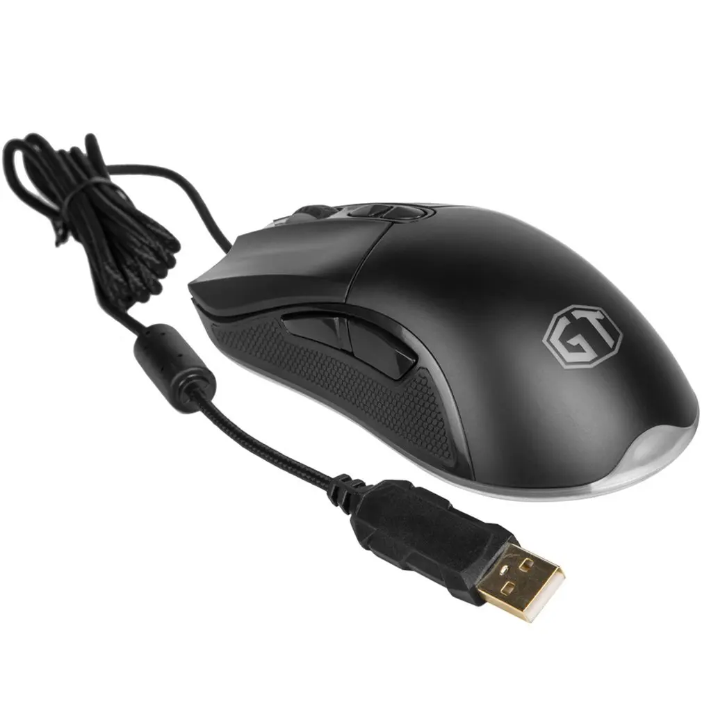 Проводная USB игровая мышь Delux M626 A3050 с красочным светодиодный RGB светильник