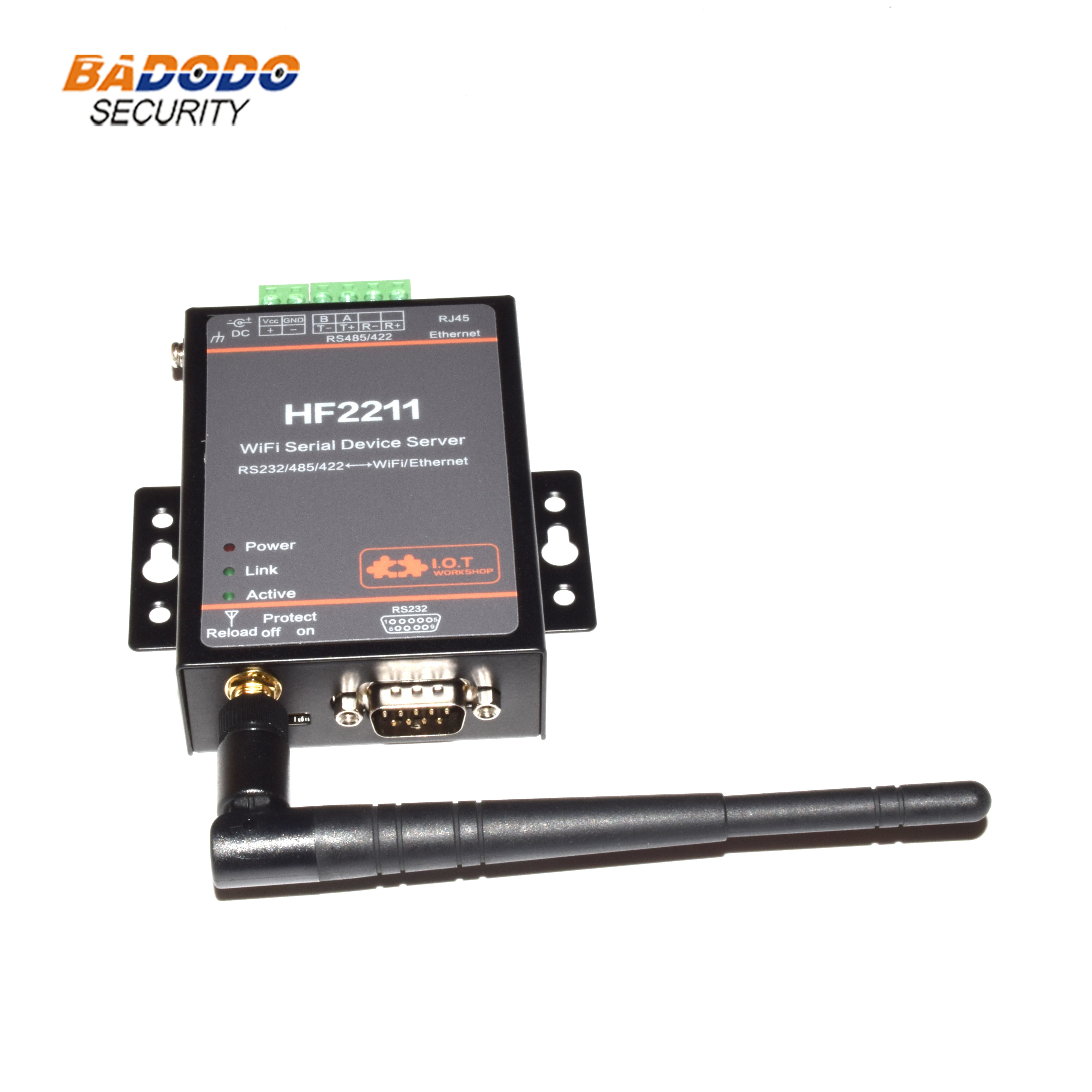 HF2211 последовательный порт сервер RS232/RS422/RS485 к WiFi/Ethernet преобразования поддержка TCP/IP/Telnet/Modbus TCP протокол