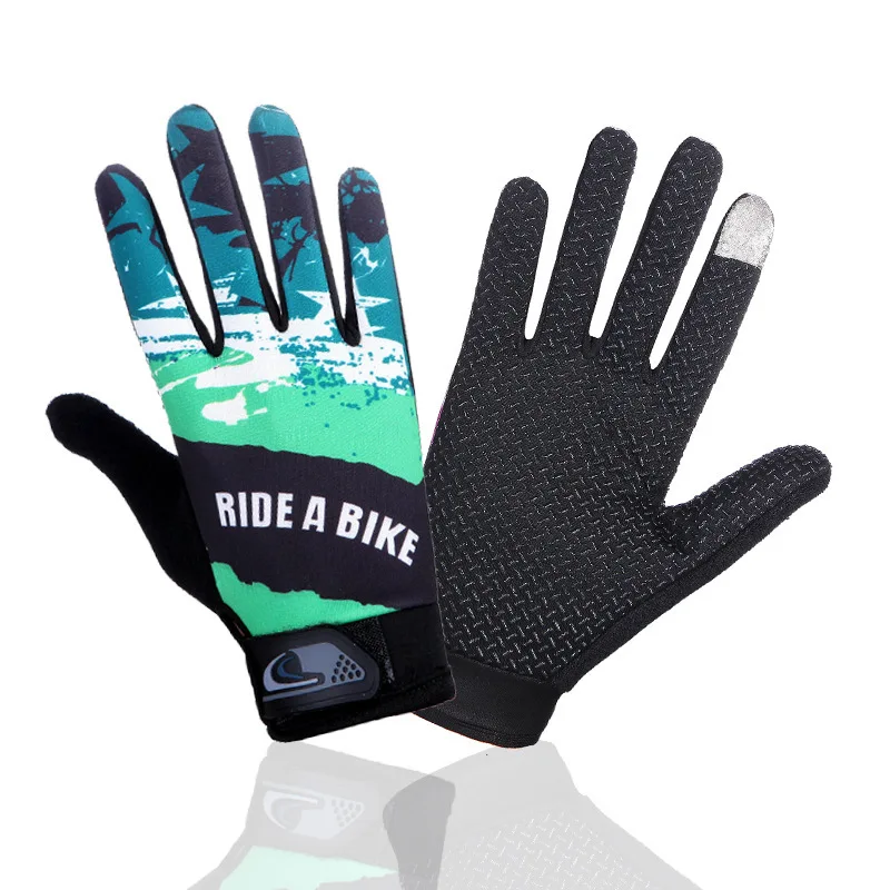 

Touch Screen Gloves Men's and Women's Outdoor Cycling Sports Gloves Riding Non-Slip Full Finger Gloves