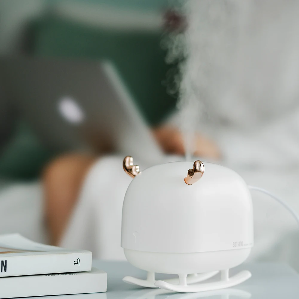 260 мл мини воздушный увлажнитель бытовой тумана сани Олень в форме Портативный usb