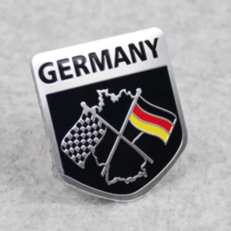 Металлическая новая немецкая наклейка на крышку багажника кузова автомобиля
