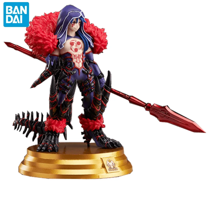 

Bandai Animation Fate Library Qiulin Merlin Saber Saiba Box Egg Doll Model Toys 6cm PVC Collectible Gift
