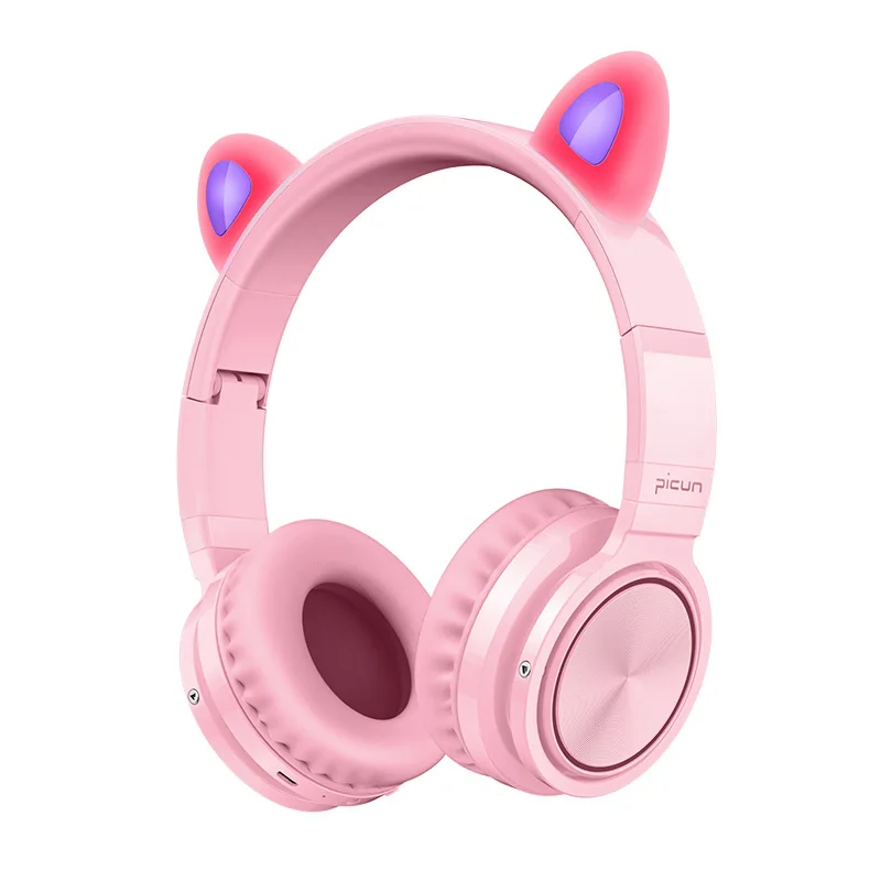 

Lucky Cat Earphones Wireless Headphones Muisc Bluetooth Headphone With Microphone Children Daughter Headset Gift Three Modes