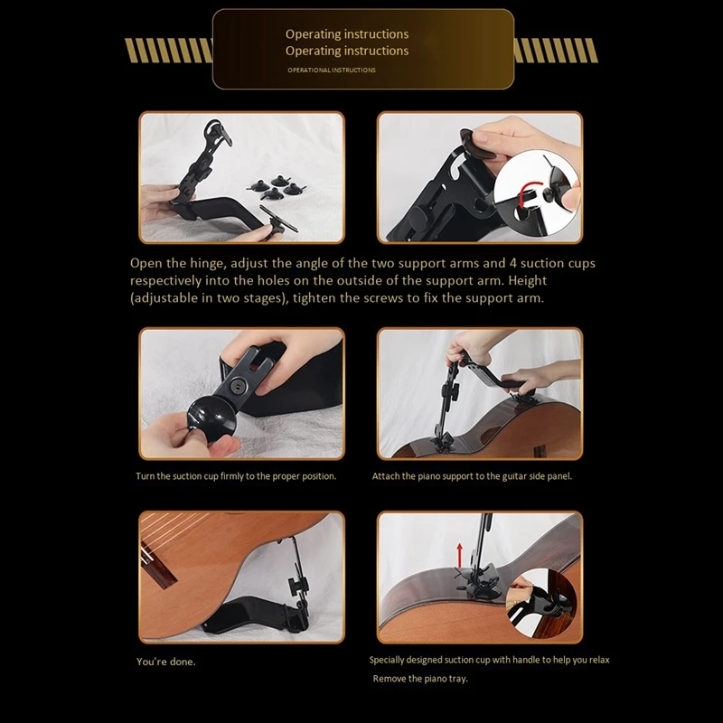 

Koyunbaba Classical Guitar Support Classical Guitar Foldable Adjustable Rest