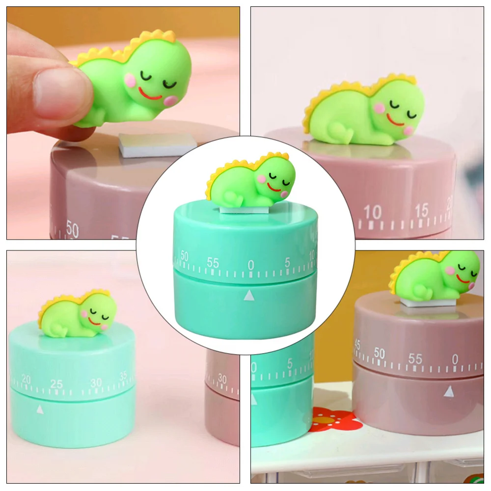 

1pc Cartoon Dinosaur Shaped Kitchen Timer Kitchen Time Reminder for Home