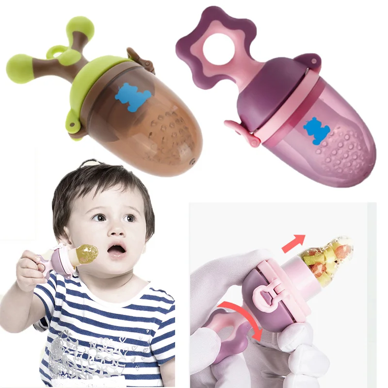 Новые детские соски экструдирующие свежие фрукты детская еда соска для