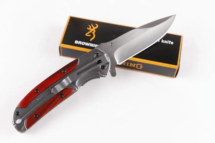 Нож Browning DA43 титановый складной нож 3Cr13 с деревянной ручкой тактический Походный