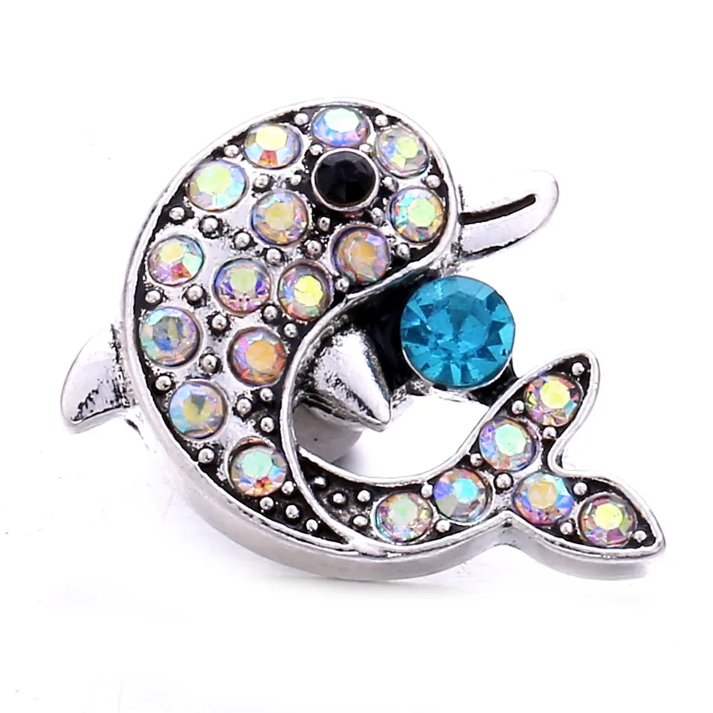 5 шт./лот кнопки ювелирные изделия талисманы браслет кристалл горный хрусталь 18