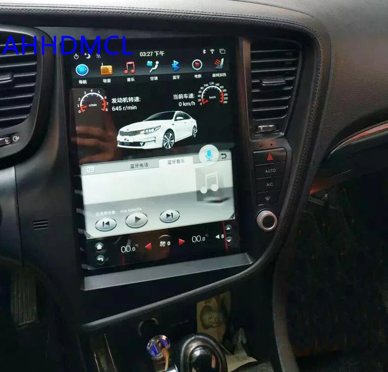 Автомобильный мультимедийный плеер Tesla Style Android стерео GPS для Kia K5 Optima левый руль 2010
