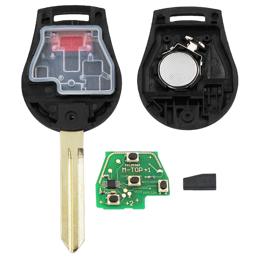Пульт дистанционного управления для автомобиля с 2 + 1/3 кнопками 315 МГц 433 чип ID46