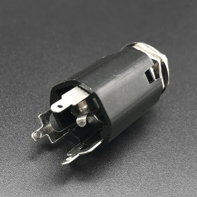 2 шт. гитара Endpin Jack 6 35 мм Вход для акустической Электрогитары бас Выход черный