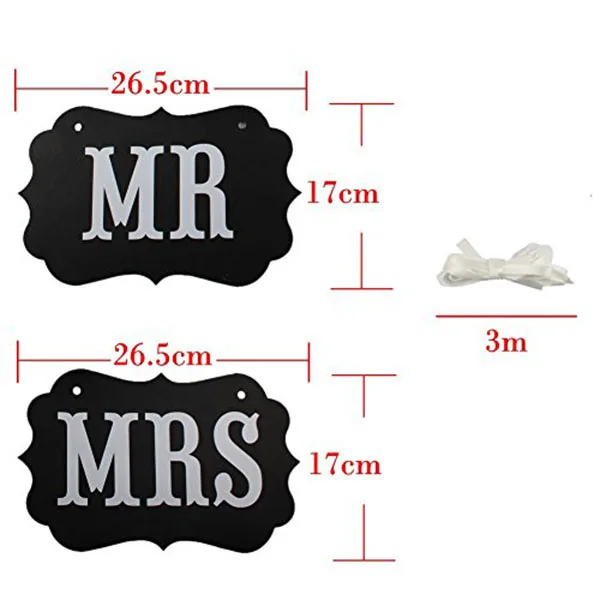 Свадебные принадлежности 1 комплект &quotMR &amp MRS&quot гирлянда из букв баннер невесты