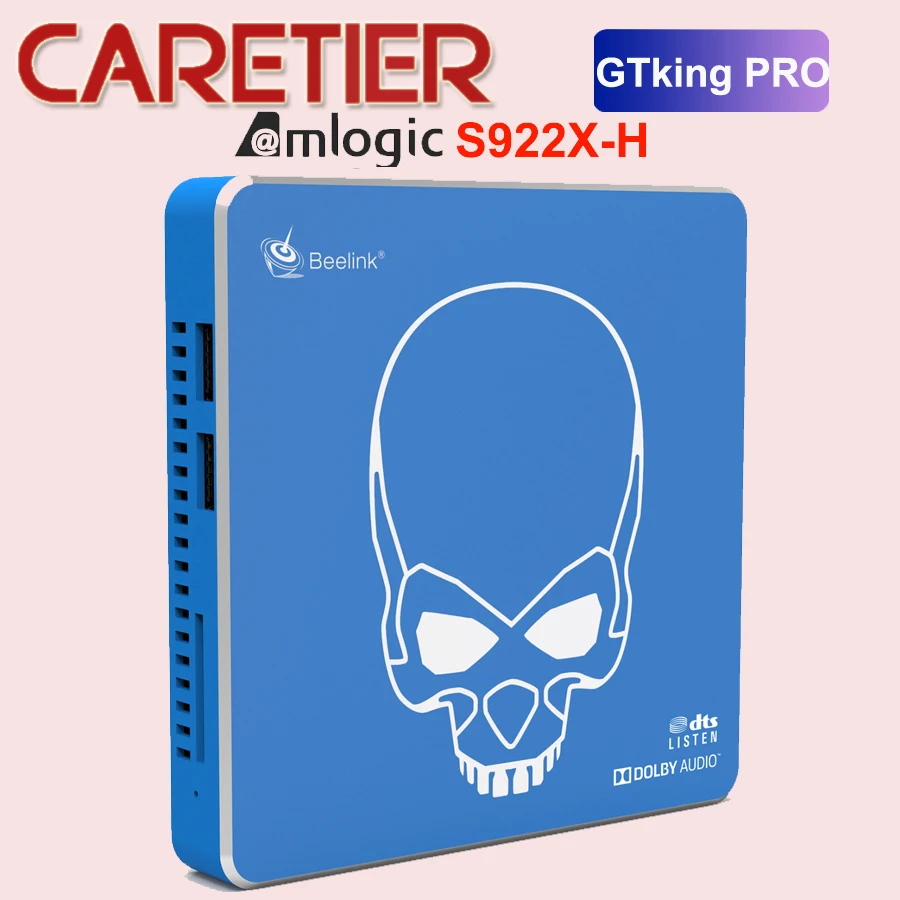 

ТВ-приставка Beelink GT-King Pro, звук без потерь, Звук Hi-Fi, звук Dolby, звук Dts, функция прослушивания, Android 9,0, 4 ГБ, 64 ГБ, голосовой пульт дистанционного уп...