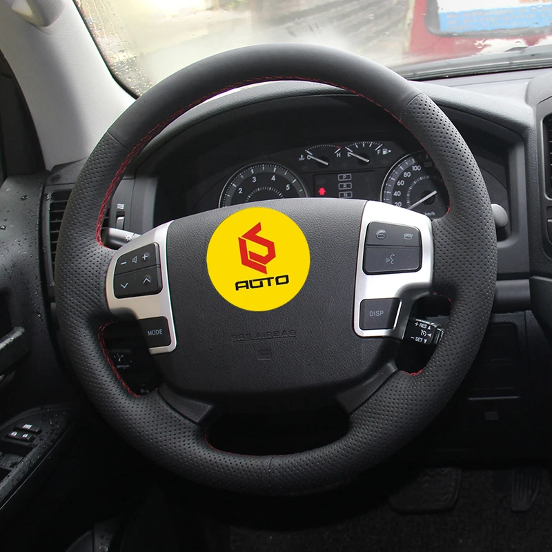 Оплетка на руль для Toyota Land Cruiser 2008 2015 Tundra 2007 2013 Sequoia 2011|Чехлы руль| |