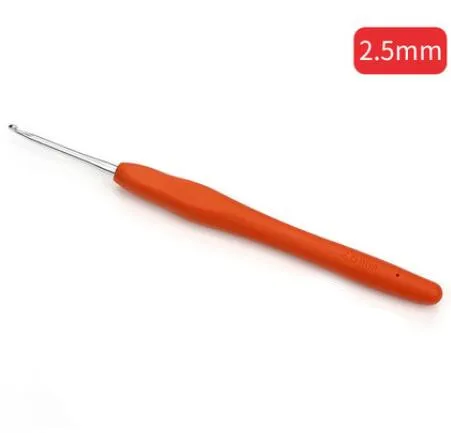 2pcs 2 шт многоцветные Пластиковые Крючки для вязания крючком спицы алюминиевые насадки для плетения ткацких станков Инструменты для вязания пряжи из шерсти diy товары для рукоделия - Цвет: 2pcs