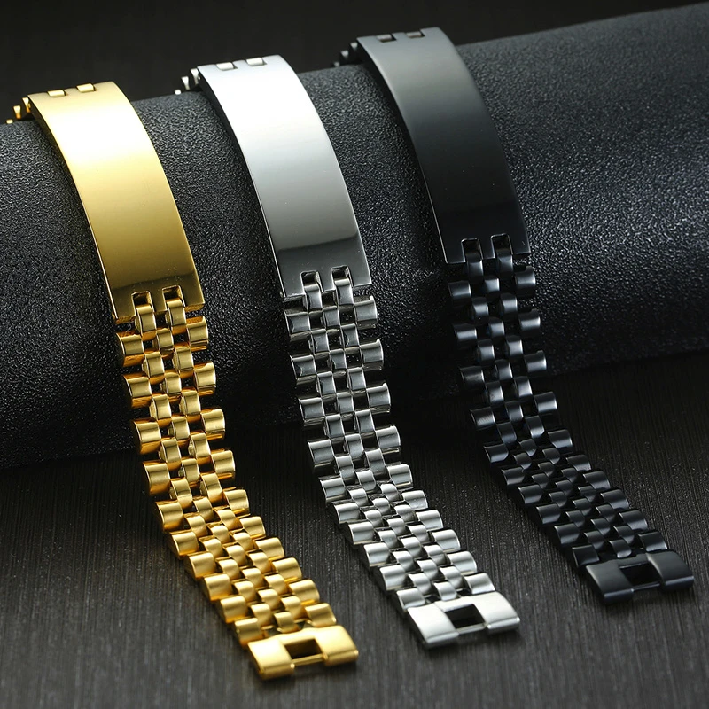 

Мужской браслет-цепочка Rollie из нержавеющей стали
