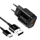 Зарядное устройство для быстрой зарядки, USB-адаптер Type-C, микро-кабель для Samsung Galaxy Z Flip3, складывающееся зарядное устройство для планшета A 8,0 S4 Active S8 S20 FE A51 A42 A10