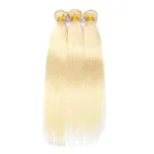 613 прямые пучки волос, блонд, Реми, человеческие пряди сы, искусственные 8-26 дюймов, медовые светлые пряди, могут быть окрашены