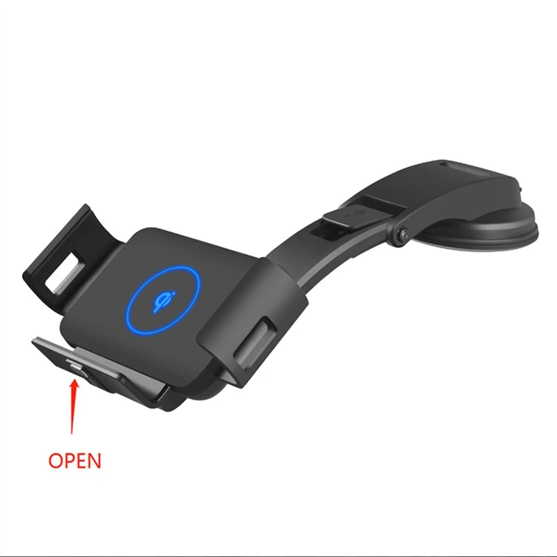 

10W Universal Car Wireless Charger QI Quickly Charging Holder Phone Mount for iPhone 12 11 XS Max Huawei Samsung Fold Z