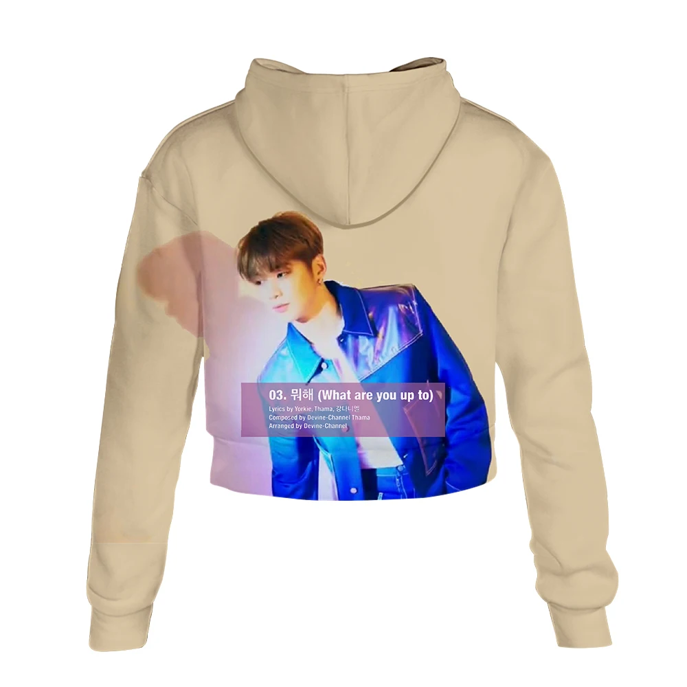 Frdun новые WANNA ONE Kang Daniel Kpop корейские аксессуары крутые женские пуловеры пупка
