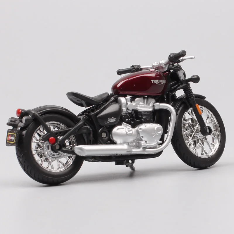 Весы Bburago 1/18 1:18 Triumph Bonneville Bobber литой пластик мотоцикл дисплей модели детские