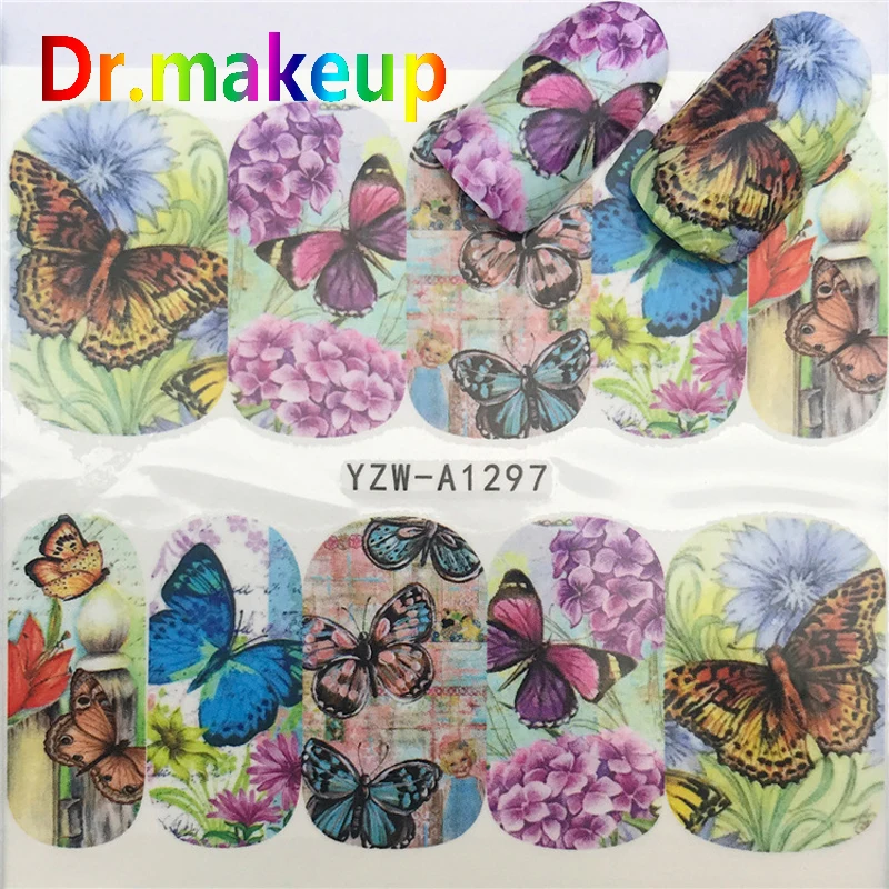 1 шт. DIY тисненые наклейки для переноса воды 3D милые животные дизайн панда бабочка