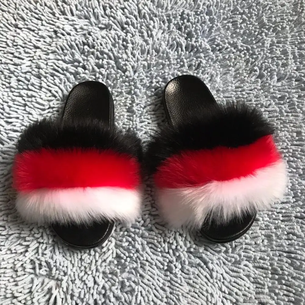 Шлепанцы унисекс меховые сланцы зимние плюшевые тапки домашняя обувь размеры 36