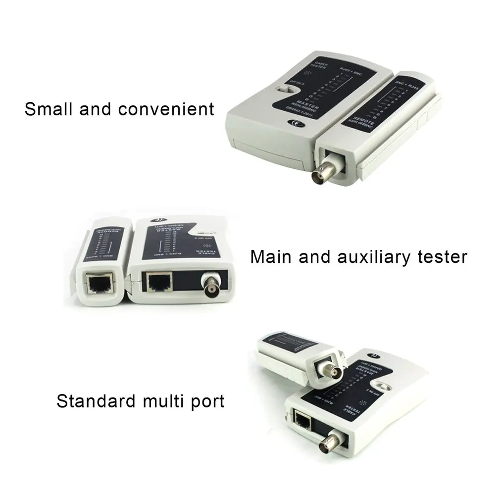 Диагностический инструмент портативный сетевой кабель LAN провод RJ45 BNC тест
