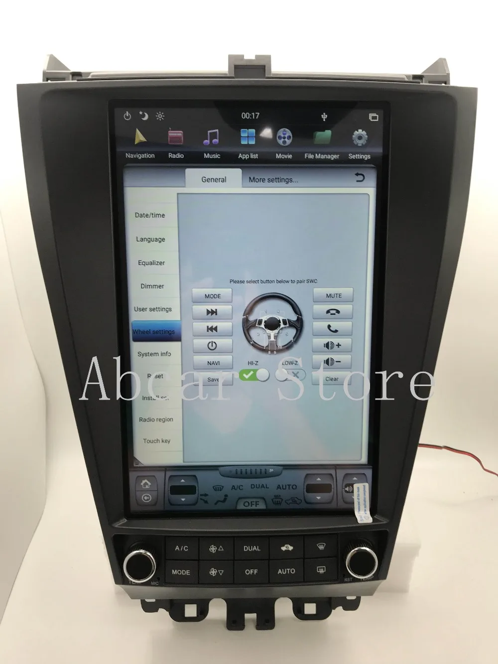 12,1 ''Tesla стиль Android 8,1 автомобильный dvd-плеер gps навигация для HONDA ACCORD 7 семь 2003-2007 стерео радио PX6 HDMI авто ips