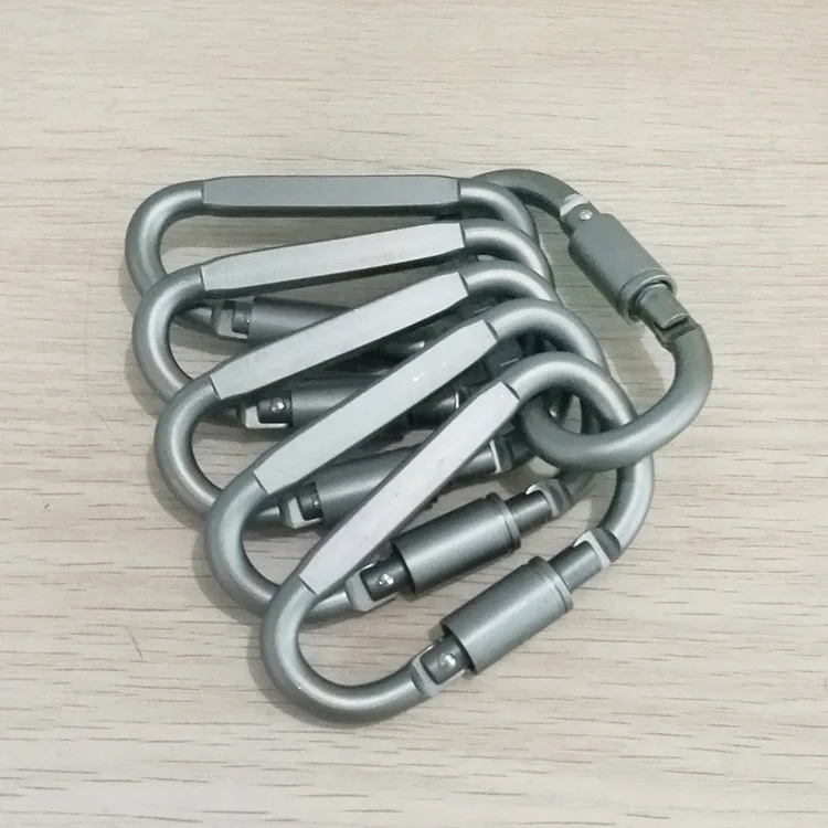 

Кемпинг Алюминиевый сплав винтовой замок крючок зажим Брелок для кемпинга альпинизма инструменты высокого качества