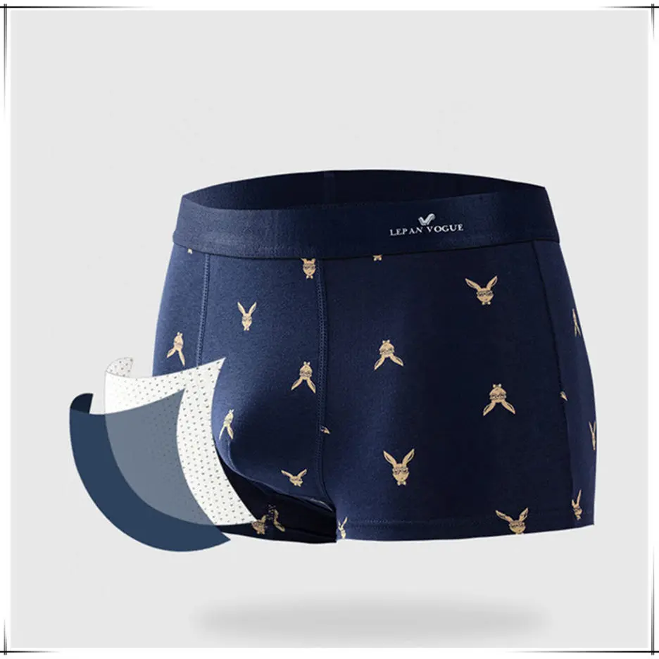 4pcslot hot underwear men cotton boxer homme brand underpants male panties breathbale shorts u convex pouch plus size l 4xl free global shipping