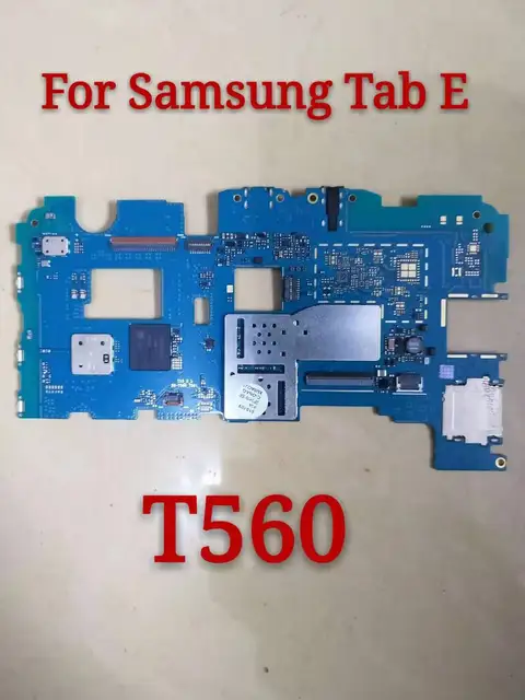 Original Factory Motherboard For Samsung Galaxy Tab E 9.6 T560 T561 Motherboard Mainboard Logic Board With Android System