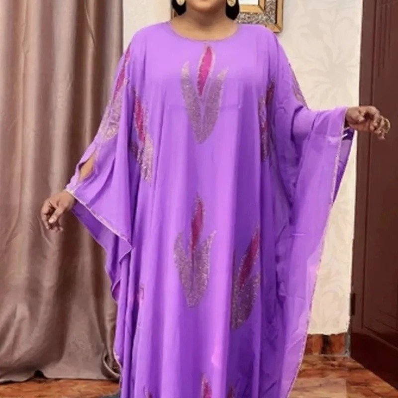 

2021 Spring Autumn Fashion New Arrival African Gorgeous Long Sleeve Maxi Dresses Women Muslim Fashion Abaya Long Dress