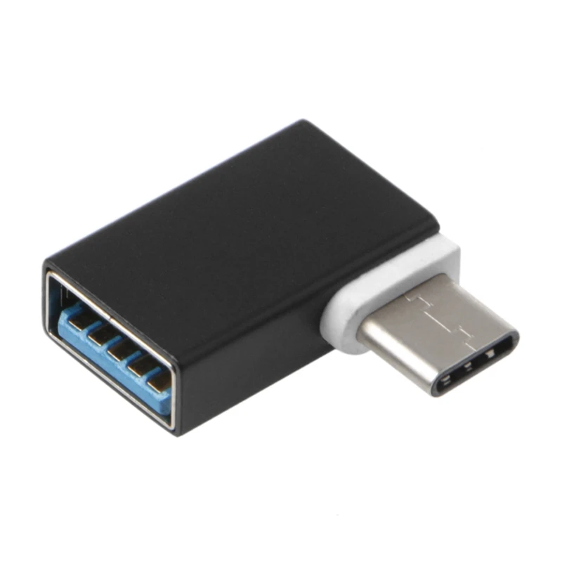 

CPDD 90 Degree Type C To USB 3.0 Female Data OTG Converter for macbook Phone