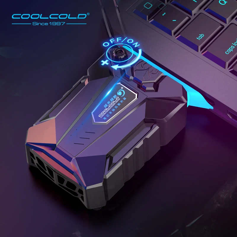 

Охлаждающий вакуумный охладитель COOLCOLD, внешний охлаждающий вентилятор для ноутбука 15, 15,6, 17 дюймов