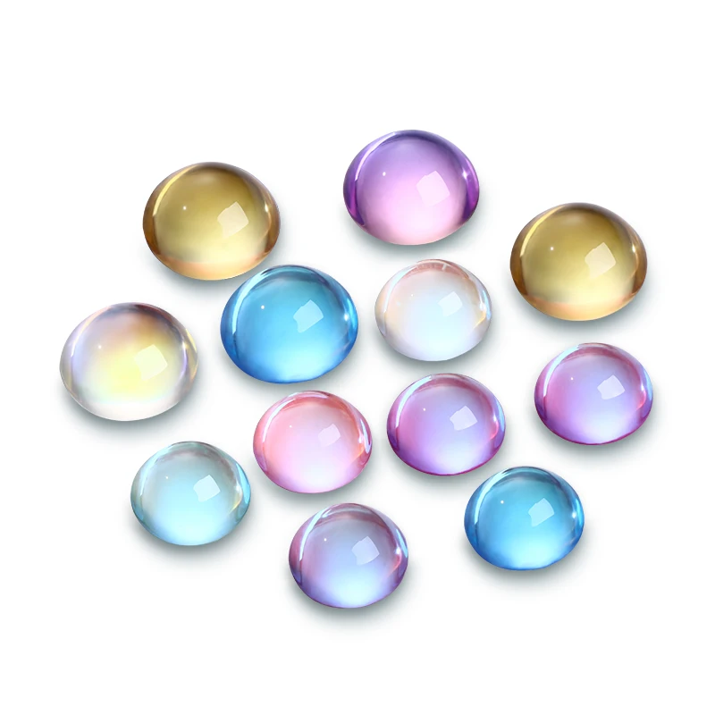 Прозрачные полусферические круглые стразы 8-14 мм для изготовления ювелирных