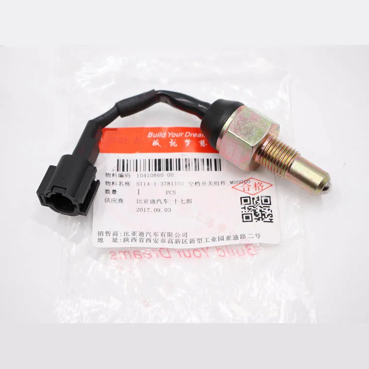 

Neutral switch for BYD F3 G3 L3 G3R Transmission shift control switch 5T14-1-3781100