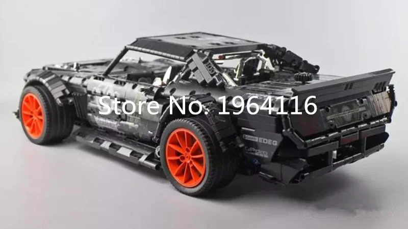 Новинка 23009 техническая серия Ford Mustang Hoonicorn RTR V2 модель автомобиля набор