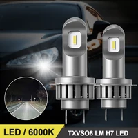1pair h7 led headlight bulb 9 24v 10000lm 6000k white 50w ultra bright led light bulb waterproof car led headlight