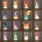 Новинка 2020 г., светодиодная декоративная лампа 5d сделай сам, светильник для алмазной живописи, ночник для спальни, домашний декор, подарок, ночная лампа с мультяшными животными