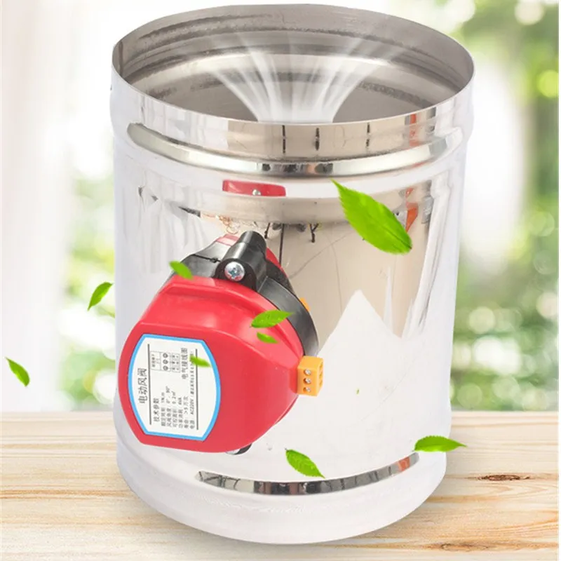 Электрический воздушный клапан из нержавеющей стали 220 в 24 12 В моторизованный